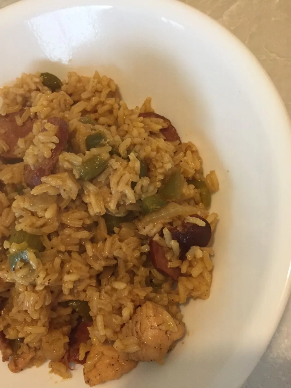 Cajun Jambalaya in a bowl